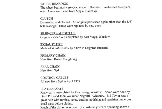 BSA Sloper 500 cc SV/Banbury History 1930 