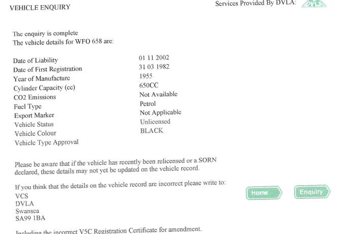 BSA A10  650cc  Bj. 1952c