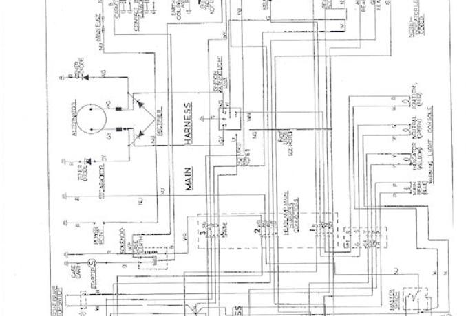 Norton MK lll Wiring Diagram