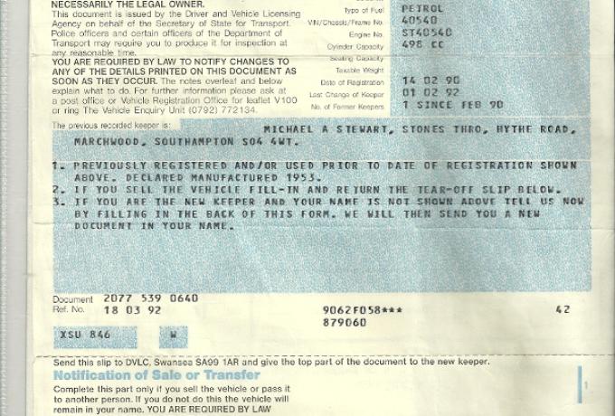 Triumph Speed Twin 1953