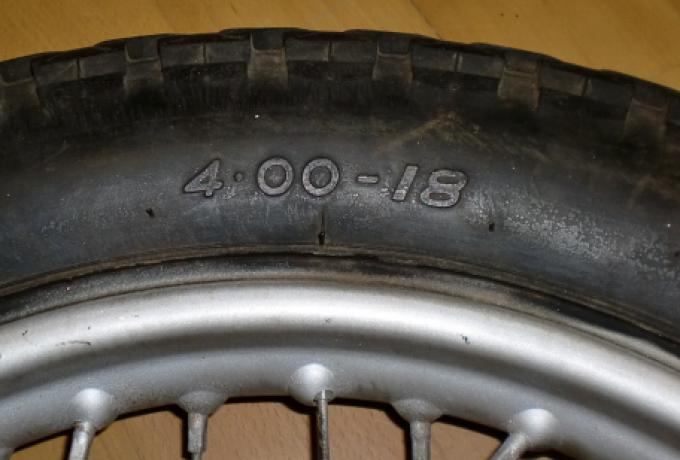 Wheel Dunlop Gold Seal K70 4.00 - 18 used
