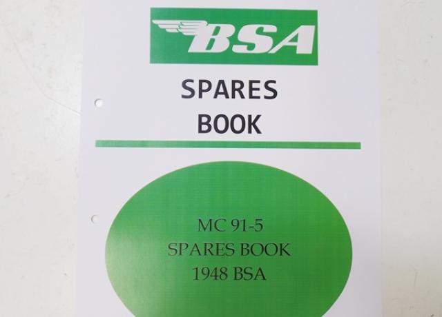 BSA Spares Book MC 91-5 1948