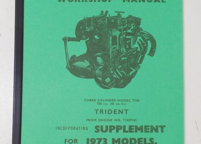 Triumph Trident T150 1973 Workshop Book