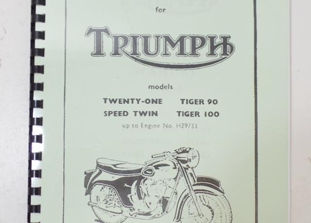 Triumph Instruction Manual No.4 1963