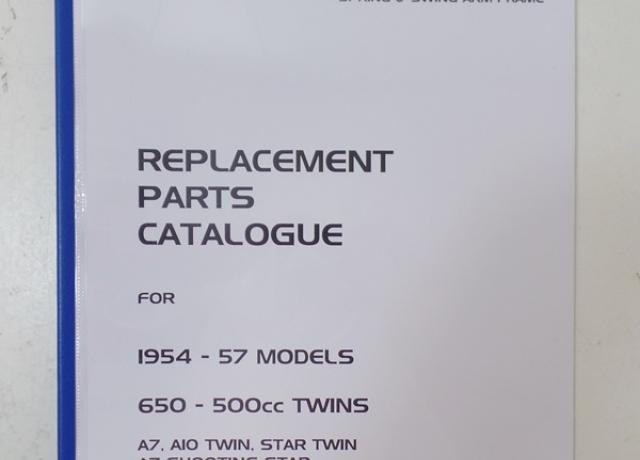 BSA 500 -650 cc 1954 - 57  Parts Book