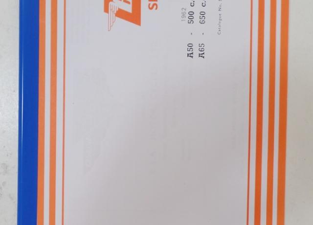 BSA A50 A65 Parts Book 1962