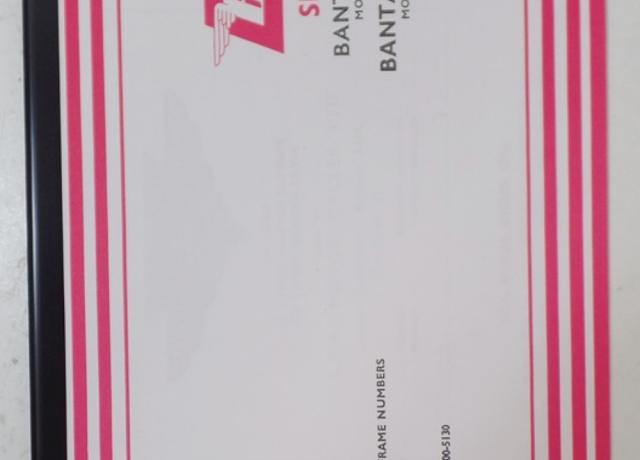 BSA D10 Spare Parts Book