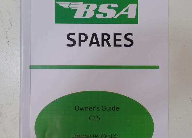 BSA C15 Owners Handbook