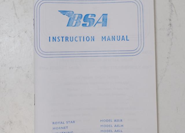 BSA A50 / A65 Instruction Manual