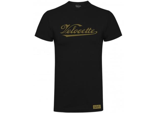 Velocette OG Logo T-Shirt Black - Small