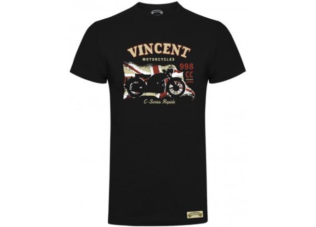 Vincent Rapide T-Shirt Black - Medium