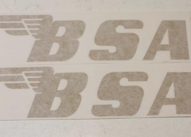 BSA Sticker for Tank late 60's Pair
