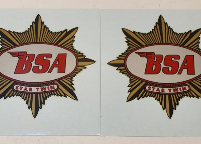 BSA Star Twin 1949/50, Tank Transfer Pair