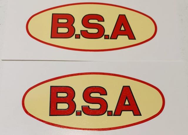 BSA Transfer Tank 1933/39 Pair