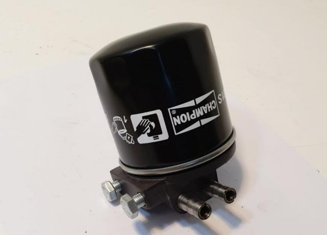 Norton Oilfilter Mounting with Oil Filter /Oilfilter spin On and 2 Bolts 5/16" x 3/4" UNF