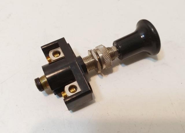 Pull / Push Switch black NOS