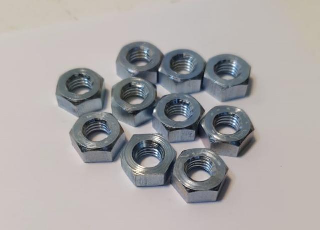 Nut Set of 10 1/4. 26Tpi. BSC