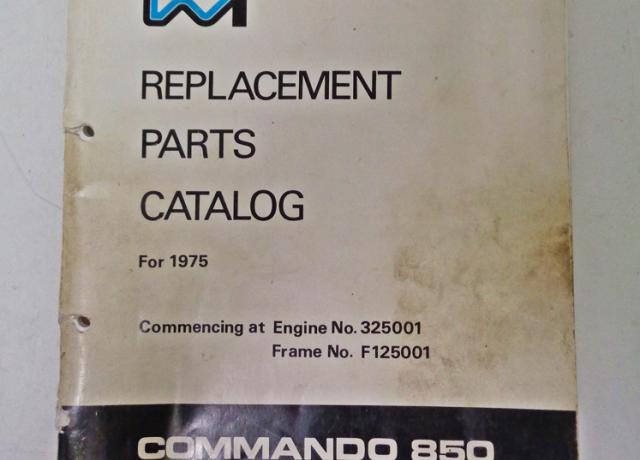 Replacement Parts Catalog Norton Commando 850 Mk. III