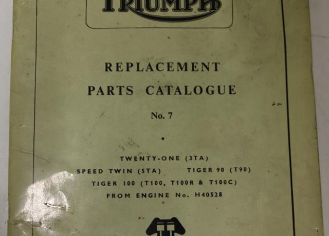 Triumph Replacement Catalogue No. 7
