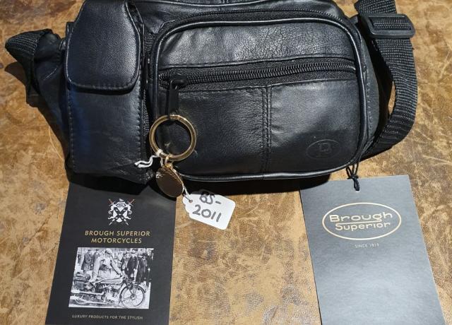 Brough Superior. Ledergeldtasche