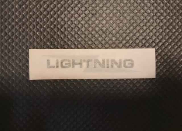 BSA LIGHTNING Tank Top Sticker 1969