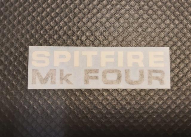 BSA SPITFIRE Mk FOUR. Tank Top. Sticker. 1968.