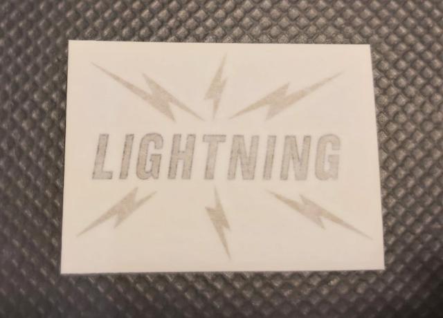 BSA LIGHTNING Tank Top Sticker 1969/70