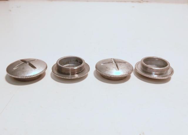 Triumph Rockerbox Cap Unit Twins 5TA,T100A,3TA,T120. Set of 4