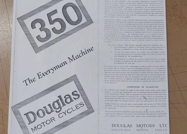 Douglas Instruction Manual . 350. 1931. Copy