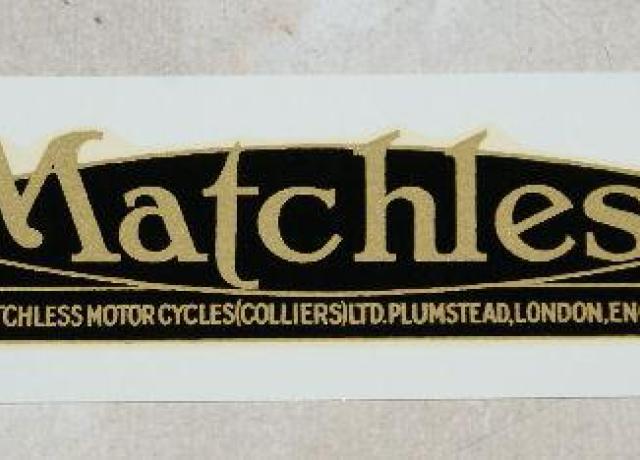 Matchless Transfer for Tank 1927-30