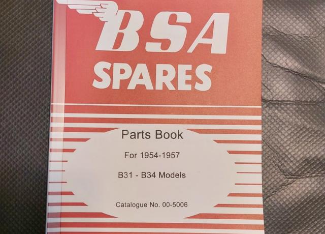 BSA Parts Book 1954  B31/B32/B33/B34
