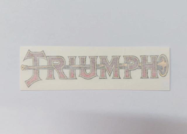 Triumph Tank Sticker 1905