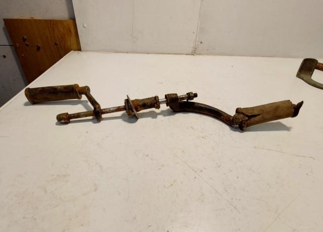 Norton Footrest Set used