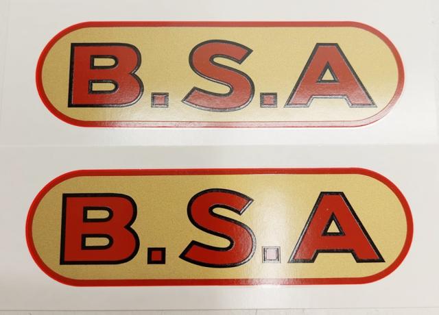 BSA Tank Abziehbilder. Paar. 1937/38