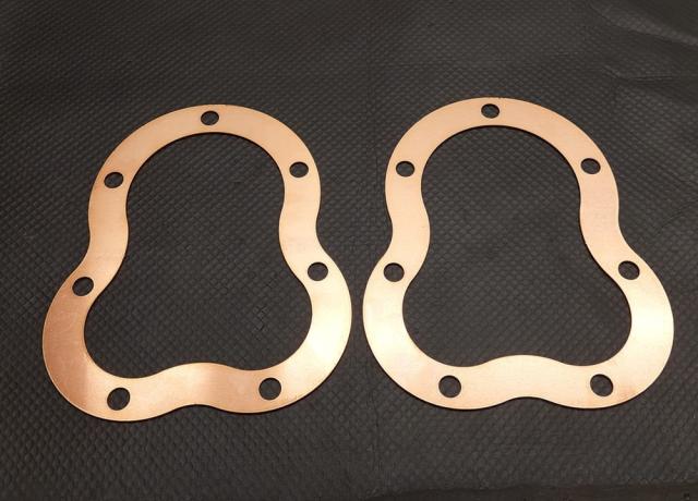 Brough Superior SS80, AJS/Matchless 1000ccm Cylinderhead Gasket Copper / Pair
