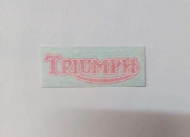 Triumph Sticker f. Rear Number Plate 1937 on  62x18mm
