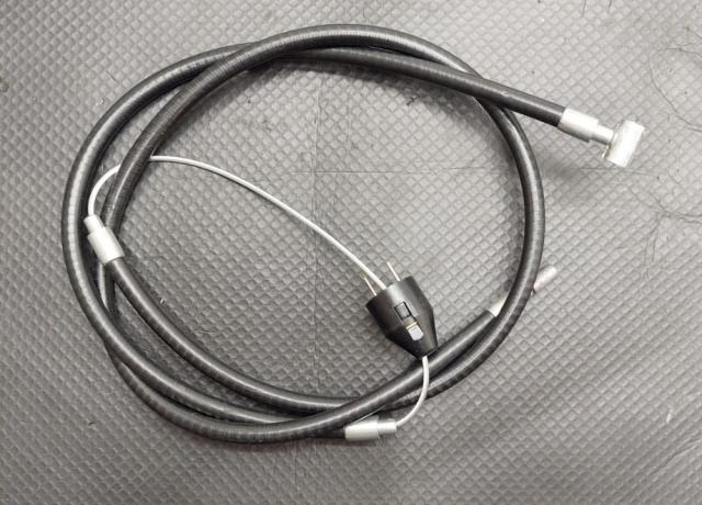 Triumph Front Brake Cable +5". OIF. USA With Stop Switch