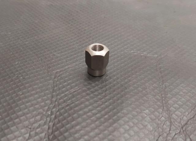 Norton 16h. Big 4 cylinder head nut. stainless steel