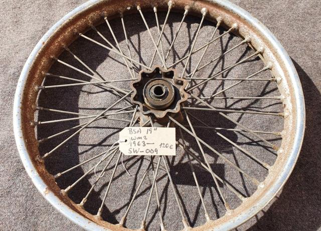 BSA WM2 19" Rad gebraucht 1963-