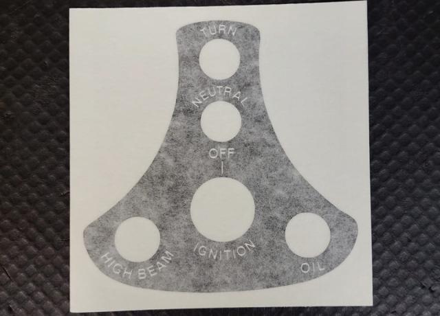 Triumph Vinyl Transfer / Sticker for Instrument Panel