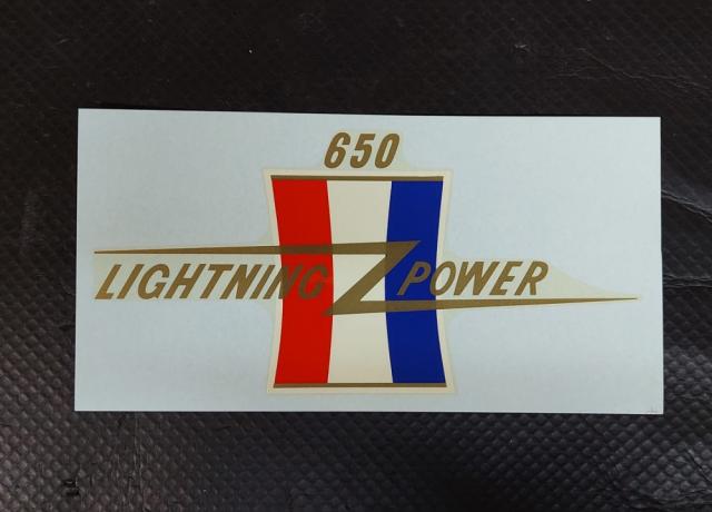 BSA Lightning Power Panel Transfer 1967