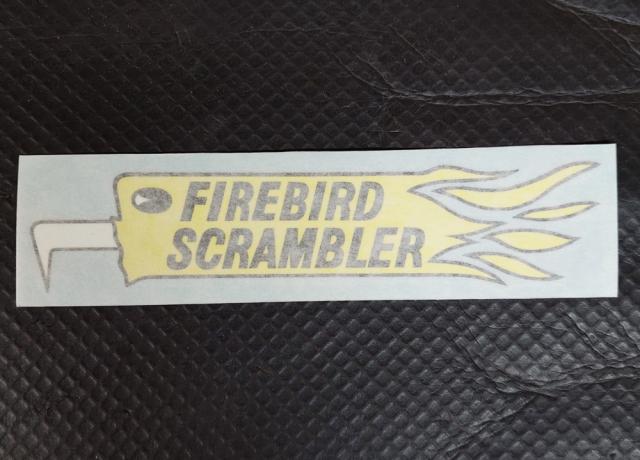 BSA Bird Firebird Scrambler RHS Side Cover Vinyl Transfer / Sticker 1969