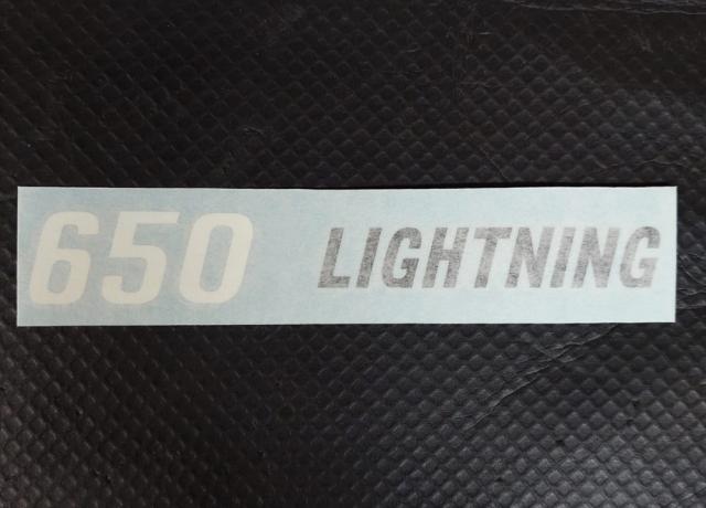 BSA Lighting 650 Side Cover Vinyl Transfer / Sticker 1969