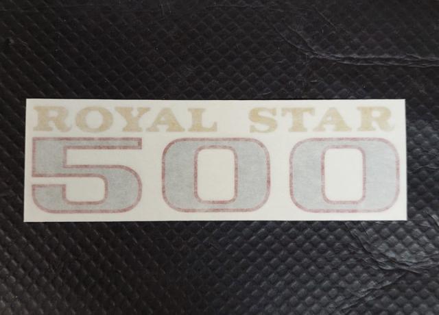BSA Royal Star 500 Side Panel Vinyl Transfer / Sticker 1969