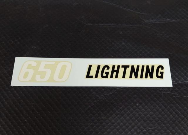 BSA Lightning 650 Side Panel Transfer 1969