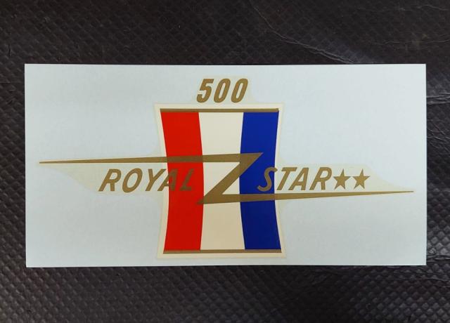 BSA Royal Star 500 Side Panel Transfer 1967