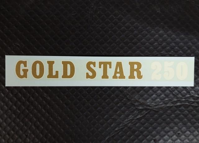 BSA Gold Star 250 Side Cover Transfer 1971
