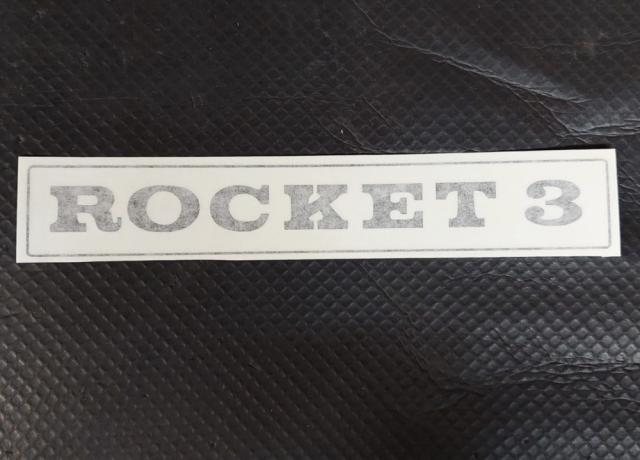BSA Rocket 3 Panel Vinyl Transfer / Sticker 1972
