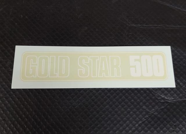 BSA Gold Star 500 Side Cover Vinyl Transfer / Sticker 1961