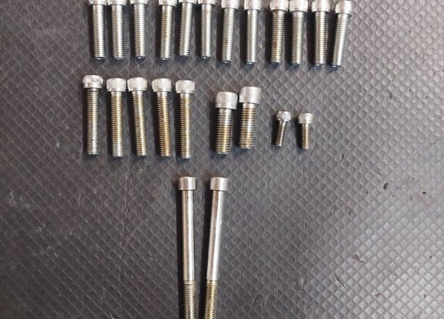 Triumph T120 Engine Allen Screw Set 1936-68